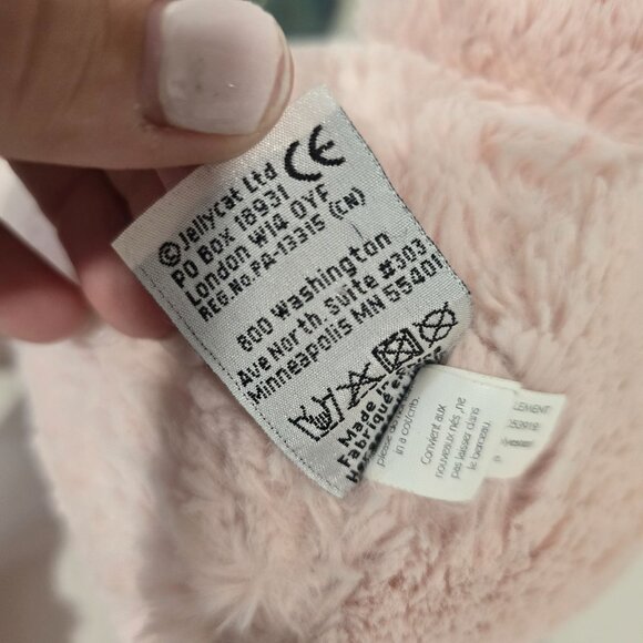 Jellycat Bashful Bunny Plush Pink Stuffed Animal 12" - Picture 9 of 13